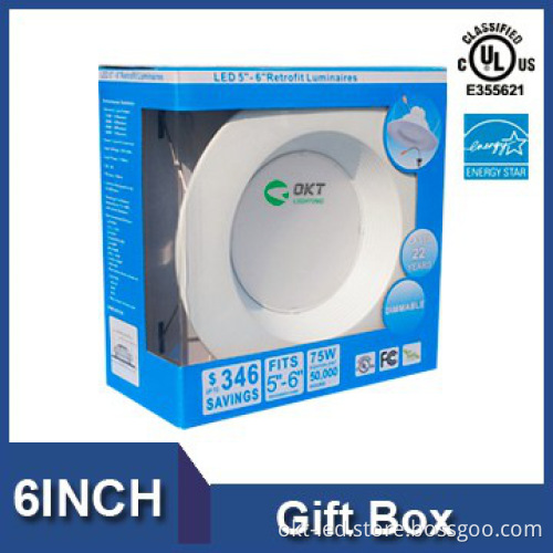 Factory wholesale UL ES 6inch 14w residential led recessed downlight
